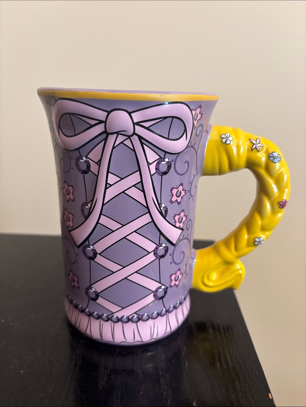 Disney Purple Mug with Gold Disney Parks Logo